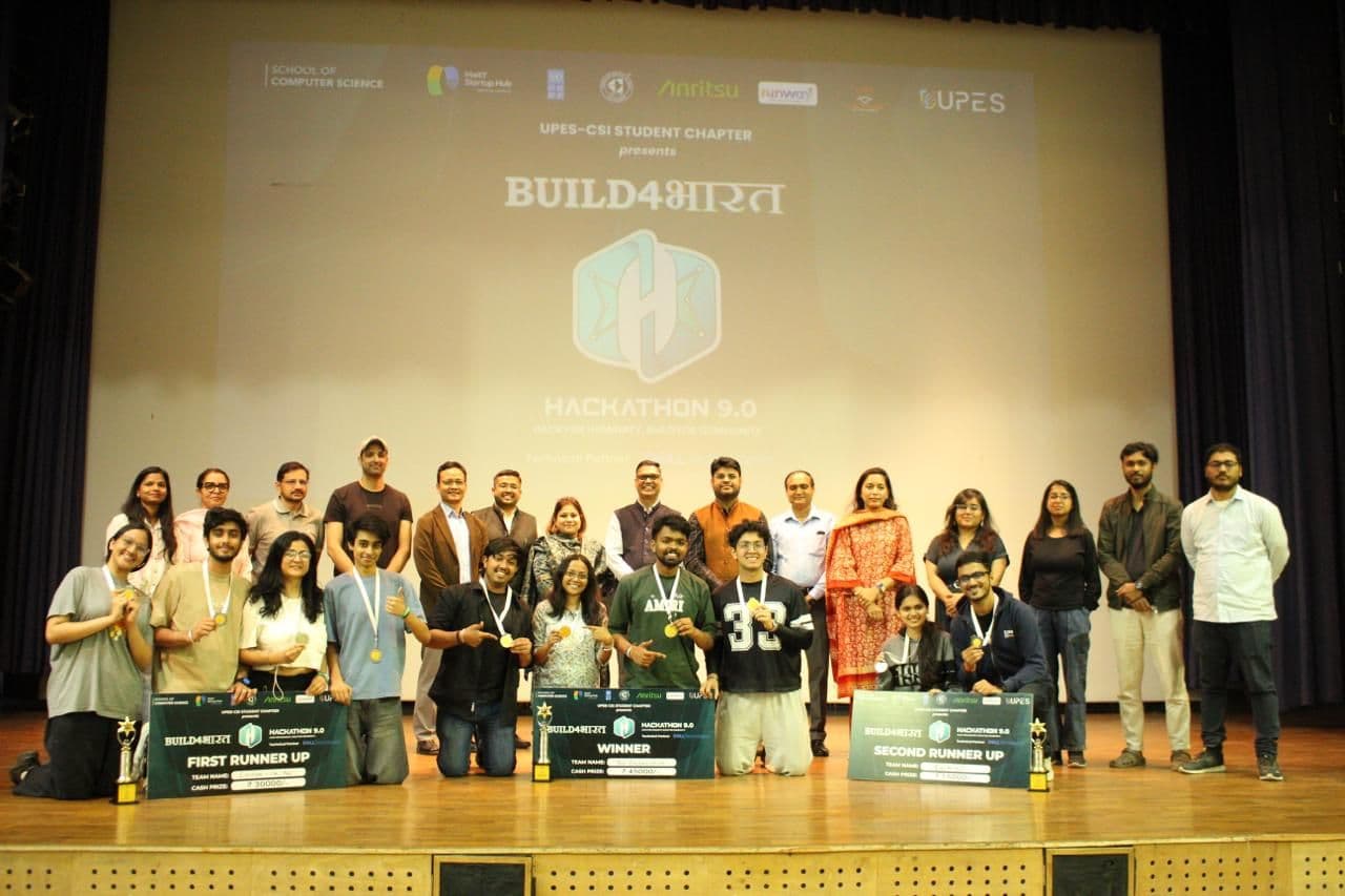 Build4Bharat Hackathon 9.0 jury panel at UPES